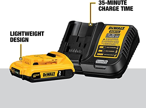 DEWALT 20V MAX Cordless Drill / Driver Kit, Brushless, 1/2-Inch (DCD791D2)