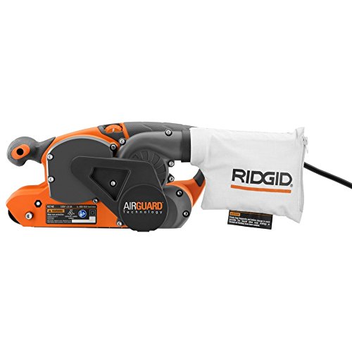 RIDGID ZRR2740 6.5 Amp 3-in X 18-in Heavy Duty Variable Speed Belt Sander (Renewed)