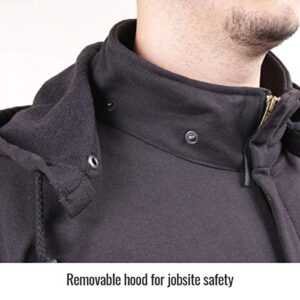 Revco/Black Stallion Truguard 200 Fr Cotton Black Hooded Sweatshirt Size-Med