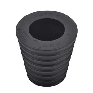 myard umbrella cone wedge shim for patio table hole opening or base 1.8 to 2.4 inch, umbrella pole diameter 1-1/2" (38mm, black)