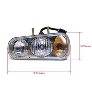 Universal HALOGEN HEADLAMP LIGHT KIT for Boss Curtis Western Blizzard Snowdogg by The ROP Shop