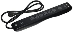 ge 25795 7-outlet advanced surge protector with 2 usb ports