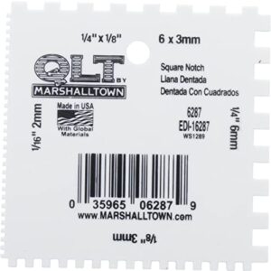 QLT By MARSHALLTOWN 6287 Plastic Notched Spreader by Qlt By Marshalltown