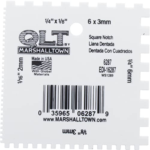 QLT By MARSHALLTOWN 6287 Plastic Notched Spreader by Qlt By Marshalltown