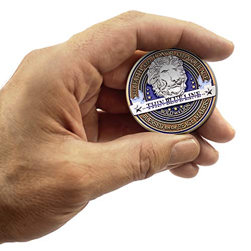 Law Enforcement Appreciation Challenge Coin · Police Officer Thank You Challenge Coin · Thin 1149