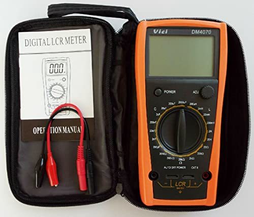 AideTek DM4070 LCR Meter multimeter Tester capacitance Inductance Resistance self-Discharge