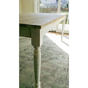 Distressed Vintage Style Farmhouse Table