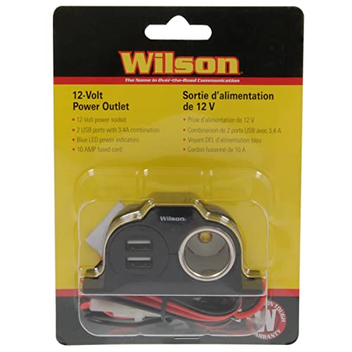 Wilson Power Outlet, Black