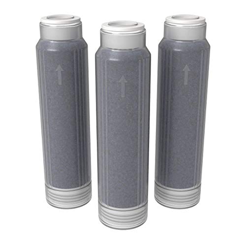 Aquatic Life Reverse Osmosis Deionization (RODI) 10" Color Indicating Mixed Bed DI Resin Cartridge 3-Pack. Filled with MBD-30-NG Nuclear Grade Mixed Bed Resin