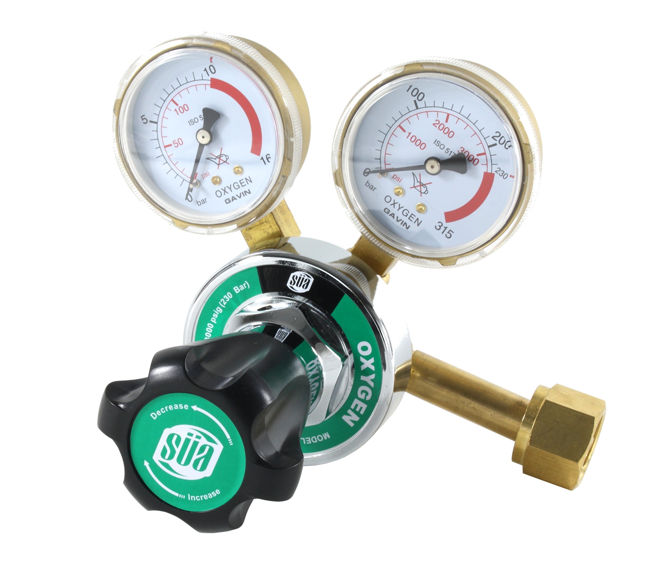 SÜA Oxygen Regulator - Welding Gas Gauges - 25HX Series