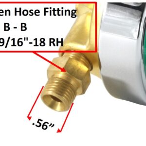 SÜA Oxygen Regulator - Welding Gas Gauges - 25HX Series