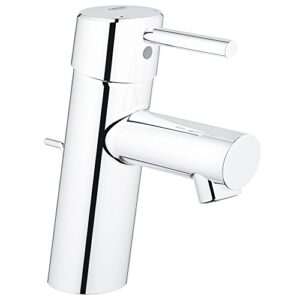 grohe 3427000a concetto, single hole single-handle s-size bathroom faucet 1.2 gpm, chrome
