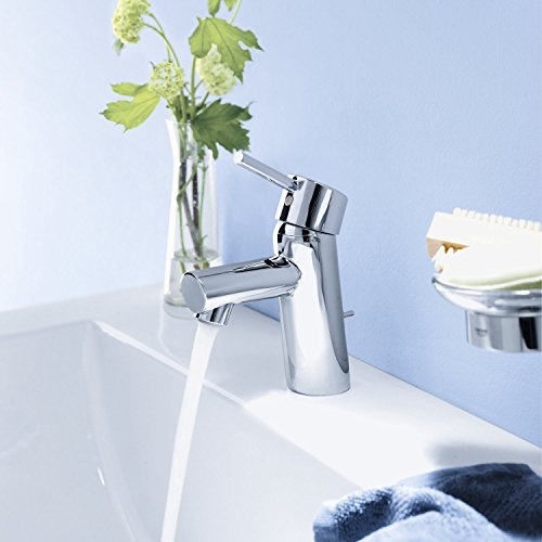 GROHE 3427000A Concetto, Single Hole Single-Handle S-Size Bathroom Faucet 1.2 GPM, Chrome