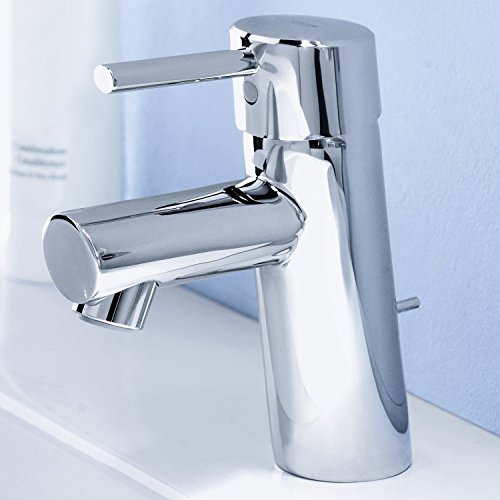 GROHE 3427000A Concetto, Single Hole Single-Handle S-Size Bathroom Faucet 1.2 GPM, Chrome