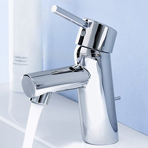 GROHE 3427000A Concetto, Single Hole Single-Handle S-Size Bathroom Faucet 1.2 GPM, Chrome