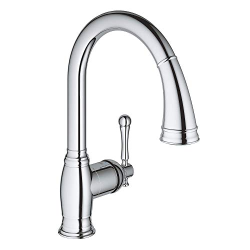 Bridgeford Single-Handle Pull-Down Kitchen Faucet with Dual Spray, StarLight Chrome