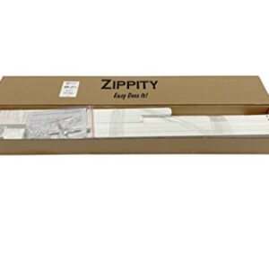 Zippity Outdoor Products ZP19007 No Dig Vinyl Corner Picket Unassembled Accent Fence, 42" x 30", White