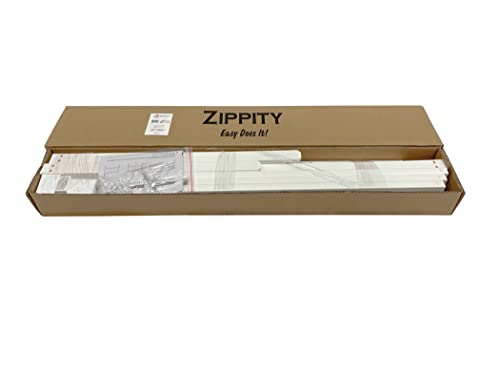 Zippity Outdoor Products ZP19007 No Dig Vinyl Corner Picket Unassembled Accent Fence, 42" x 30", White