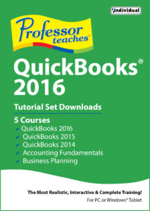 professor teaches quickbooks 2016 tutorial set download [download]