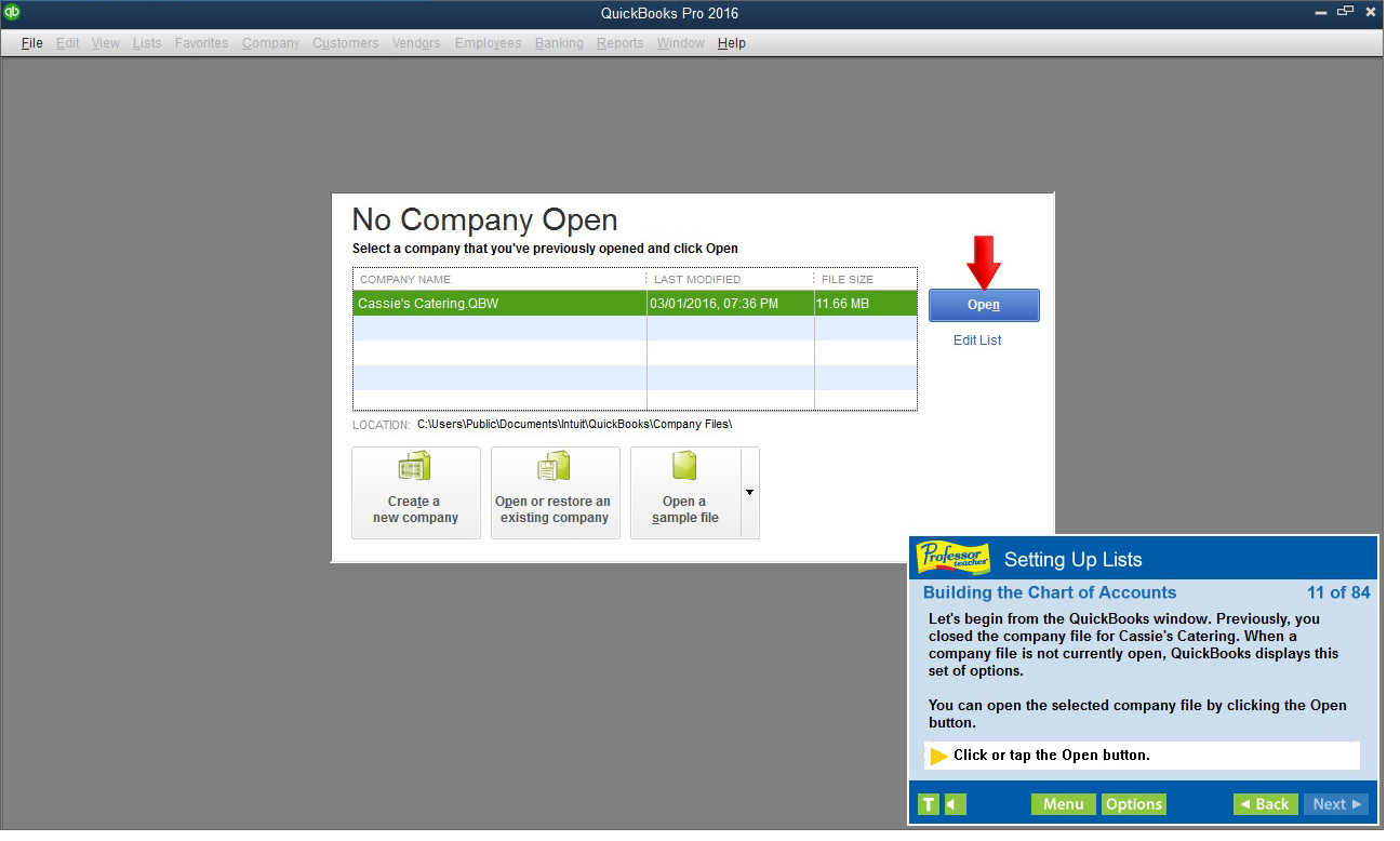 Professor Teaches QuickBooks 2016 Tutorial Set Download [Download]