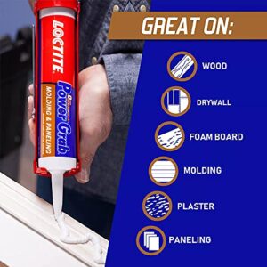 Loctite Power Grab Express Molding & Paneling Construction Adhesive - 9 fl oz Cartridge, Pack of 1