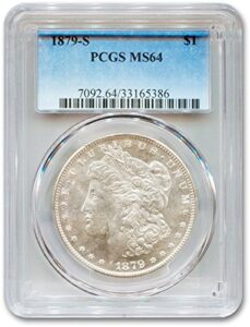 1879 s morgan dollar pcgs ms-64