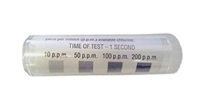 100 precision chlorine test paper fmp (pack of 4 vials)