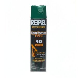 repel insect repellent, sportsmen max, 40% deet 6.5 oz