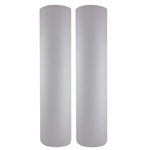 Tier1 30 Micron 10 Inch x 2.5 Inch | 2-Pack Whole House Sediment Water Filter Replacement Cartridge | Compatible with GE FXUSC, AP3416588, FXWPC, FXWSC, FNUS, GXWH20F, PS220410, Home Water Filter