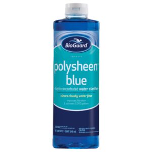 bioguard polysheen blue clarifier - 1 quart