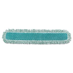 rubbermaid commercial hygen rcp q438 rcpq438 hygen dry dusting mop heads with fringe, 36", microfiber (pack of 6)
