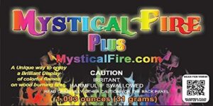 mystical fire plus campfire fireplace colorant packets (12 pack, mystical fire plus)