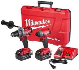 milwaukee 2796-22 m18 fuel one-key 18-volt lithium-ion brushless cordless hammer drill/impact driver combo kit