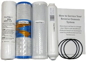 custom ro et 5000/6000 5 stage replacement filter pack