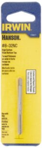 irwin tools 1788671 irwin high carbon steel bottom tap 8-32nc carded (1788671),