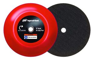 ingersoll rand 03h-pad-hl sanding and polishing pads mini polisher accessories 3" hook & loop backer pad (fits polisher and ro sander)