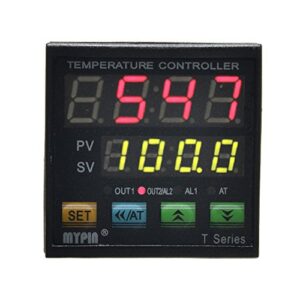 mypin ta4-snr+k thermocouple snr pid dual digital display temperature controller dual type-k thermocouple