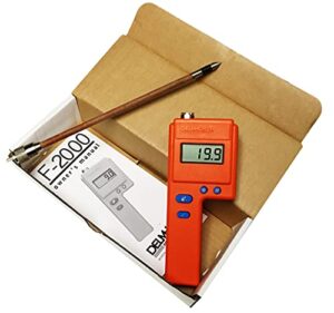 delmhorst f-2000/1235 f-2000 hay moisture meter, 1235 10" probe value package