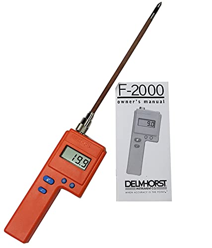 Delmhorst F-2000/1235 F-2000 Hay Moisture Meter, 1235 10" Probe Value Package