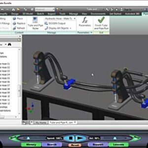 Autodesk Inventor 2015: Tube and Pipe Routed Systems – Video Training Course