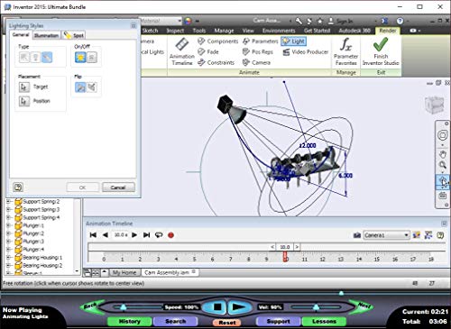 Autodesk Inventor 2015: Inventor Studio Made Simple – Video Training Course