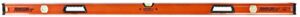 johnson level & tool 1717-7200 heavy duty aluminum box level, 72", orange, 1 level