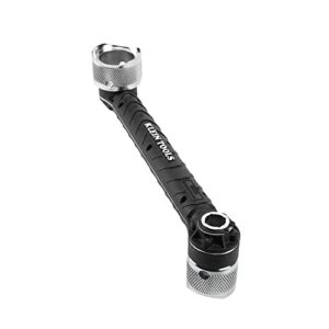 Klein Tools 56999 Conduit Locknut Wrench for 1/2-Inch and 3/4-Inch Connectors, Direct Drive Heads Rotate