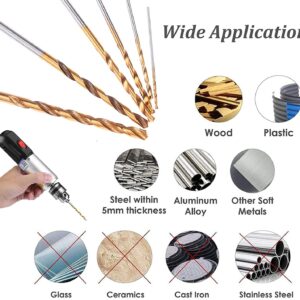 Yosoo 10Pcs DMD Diamond Tipped Drill Bit Set Twist Drill Bits for Glass Tile Stone 0077