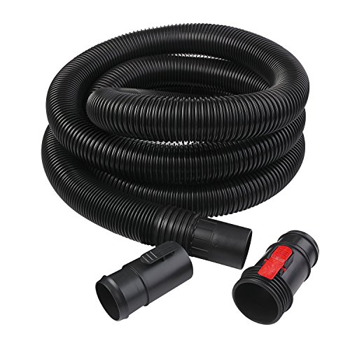 WORKSHOP Wet/Dry Vacs Polyethylene Vacuum Accessories WS25021A 13-Foot Hose, Extra Long 2-1/2-Inch x 13-Feet Locking Vac Hose for Shop Vacuums