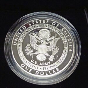 2011 P Modern Commemorative United States Army Commemorative Silver Proof $1 OGP US Mint