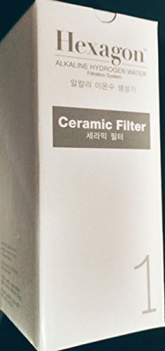 Valued Trade Hexagon Alkaline Water Filtration System 2 Cartridge 1 (Cylinder Case and Lid Not Included)