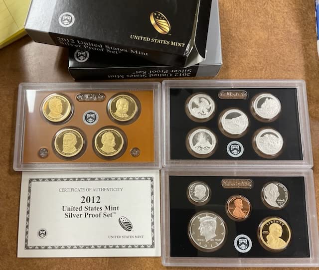 2012 S Silver Proof Set OGP