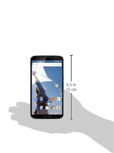Motorola Nexus 6 GSM Unlocked Cellphone, 32GB, Midnight Blue (Renewed)