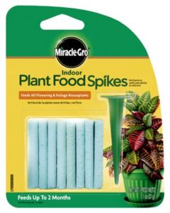miracle-gro indoor plant food spikes, 4 packs of 1.1-ounce